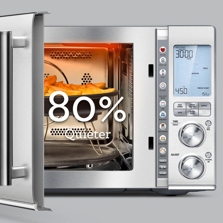Breville - 1.1 Cu. Ft. Convection Microwave - Brushed stainless steel_17