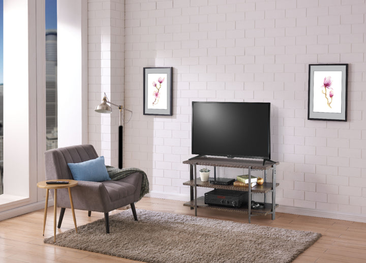 Insignia™ - TV Cabinet for Most TVs Up to 50" - Dark Wood_7