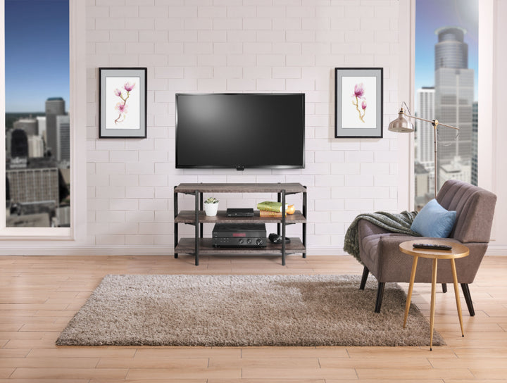 Insignia™ - TV Cabinet for Most TVs Up to 50" - Dark Wood_3