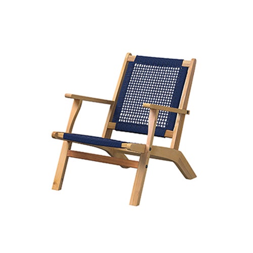 Vega Natural Stain Outdoor Chair Navy Blue_0