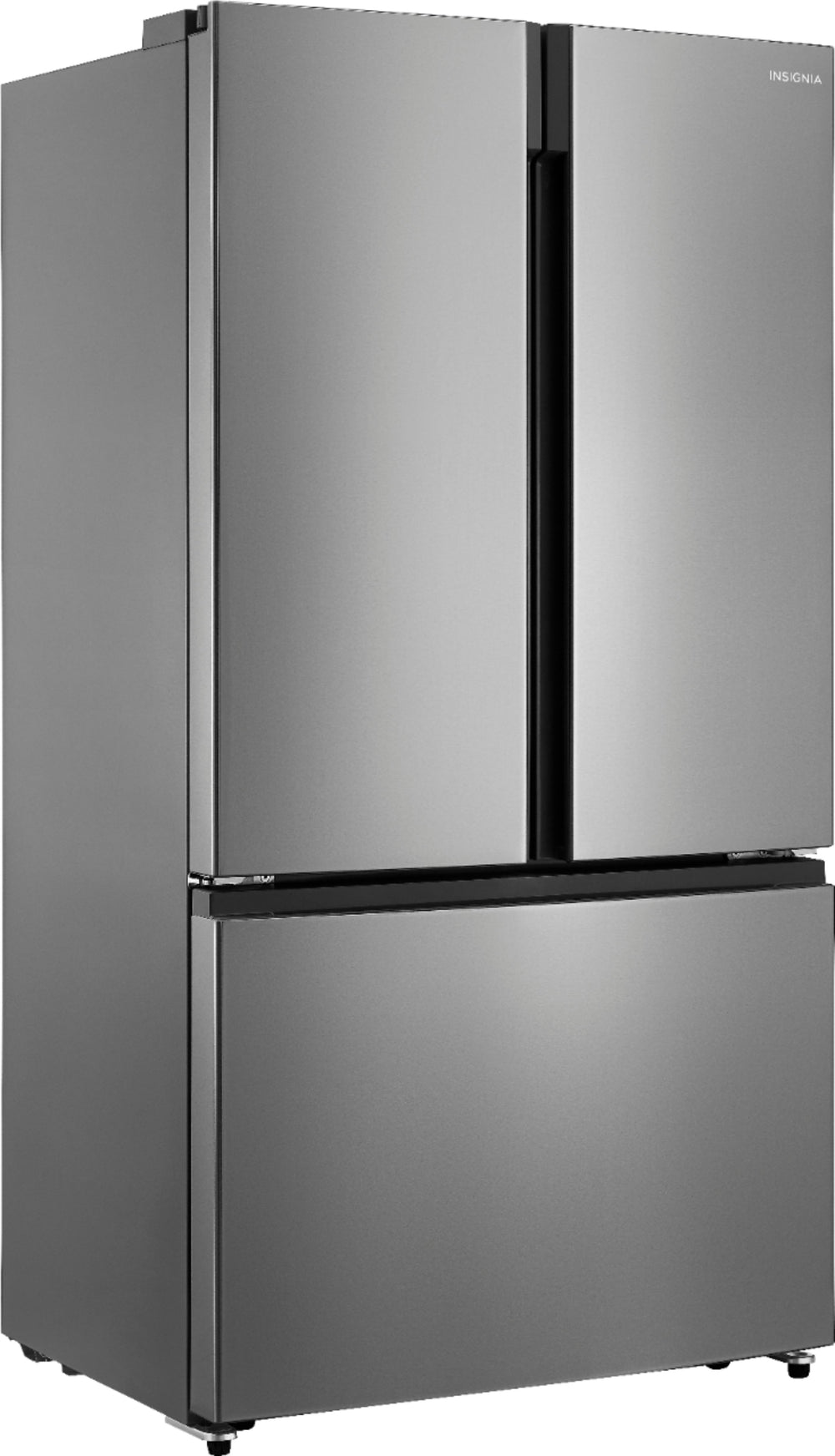 Insignia™ - 20.9 Cu. Ft. French Door Counter-Depth Refrigerator - Stainless steel_1