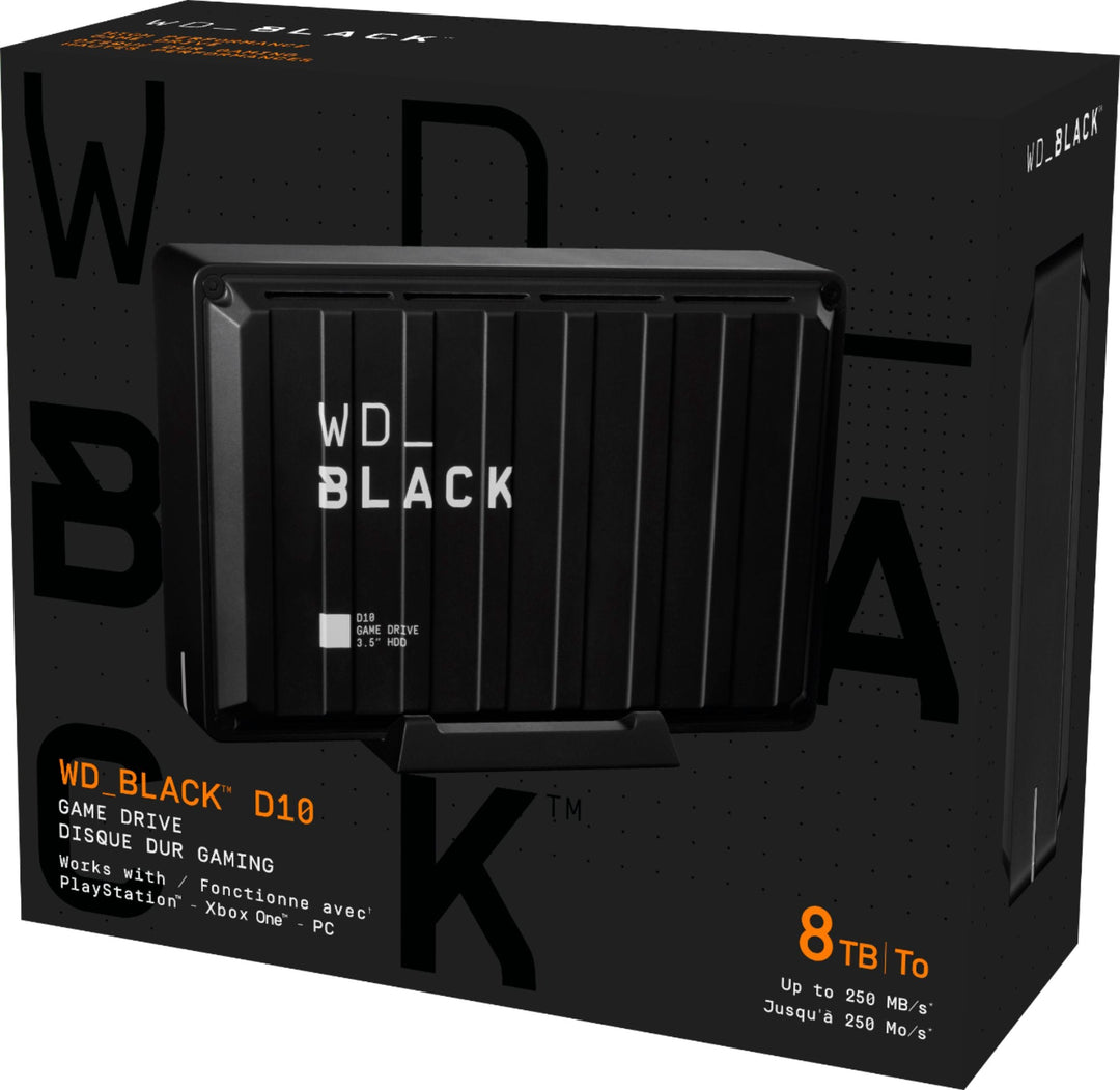 WD - WD_BLACK D10 8TB External USB 3.2 Gen 1 Portable Hard Drive - Black_16