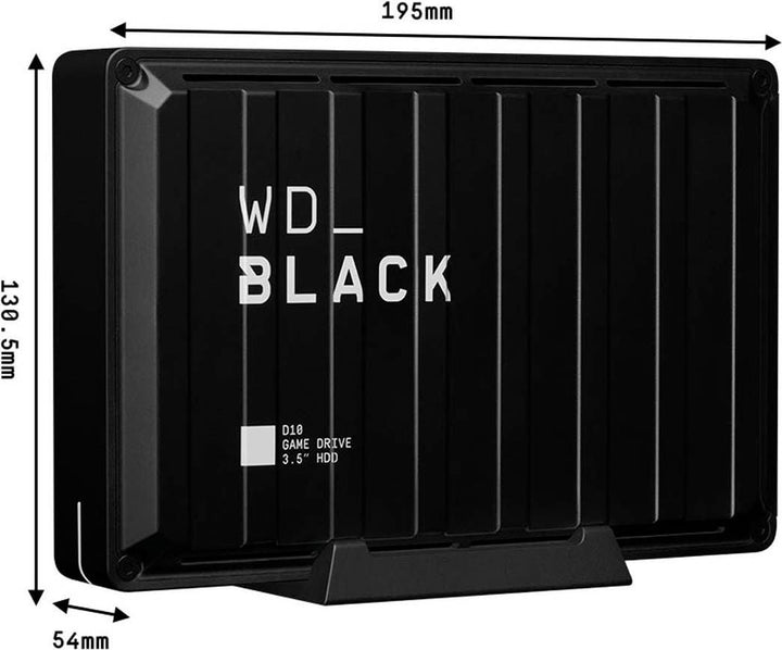 WD - WD_BLACK D10 8TB External USB 3.2 Gen 1 Portable Hard Drive - Black_2