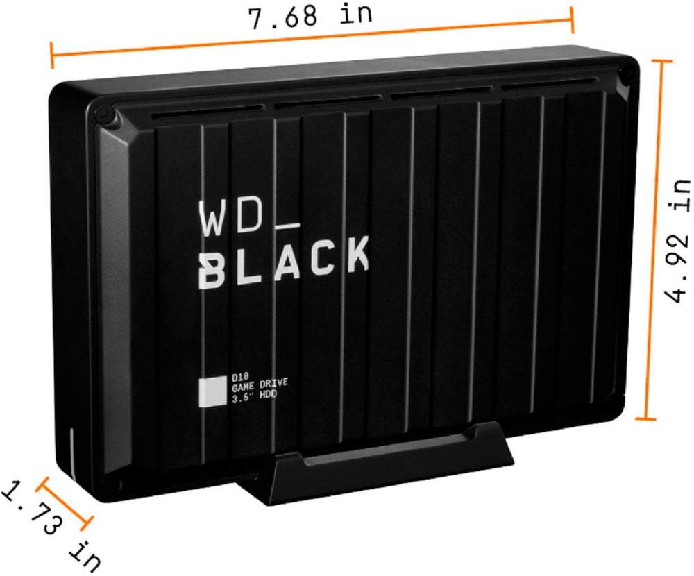 WD - WD_BLACK D10 8TB External USB 3.2 Gen 1 Portable Hard Drive - Black_1