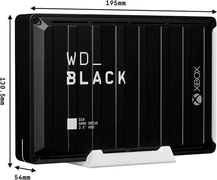 WD - WD_BLACK D10 Game Drive for Xbox 12TB External USB 3.2 Gen 1 Portable Hard Drive - Black_11