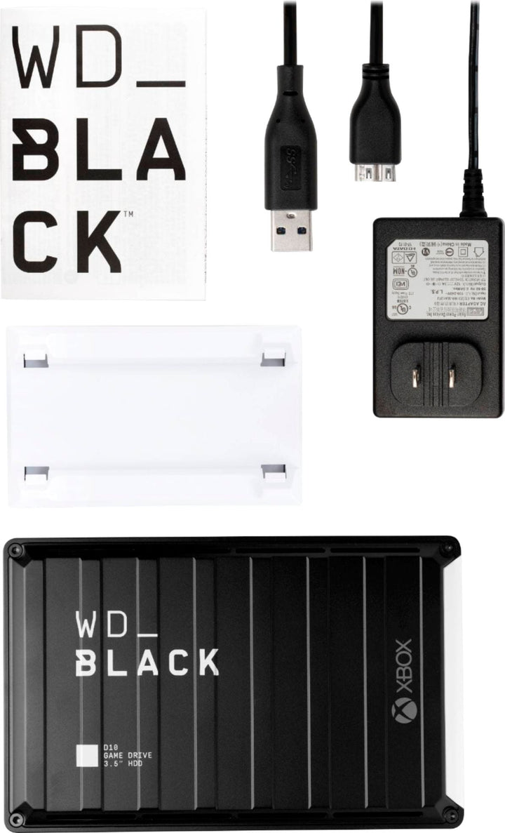 WD - WD_BLACK D10 Game Drive for Xbox 12TB External USB 3.2 Gen 1 Portable Hard Drive - Black_5