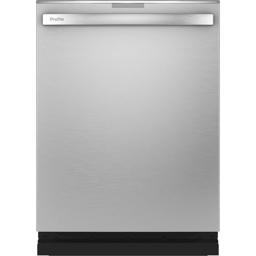 GE Profile - Hidden Control Built-In Dishwasher with Stainless Steel Tub, Fingerprint Resistance, 3rd Rack, 45 dBA - Stainless steel_0