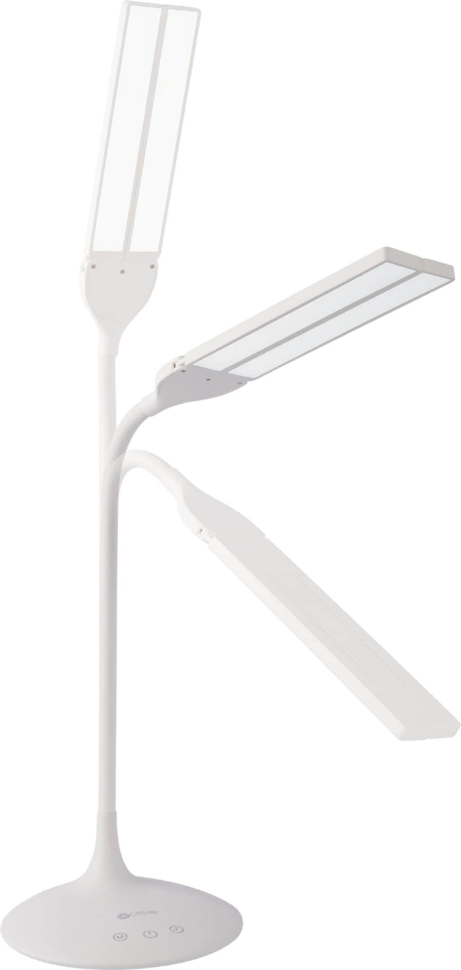 OttLite - Pivot Dual Pivoting Shade LED Desk Lamp w/ 3 Brightness Settings, 3 Color Temperatures and Built-in 40 Minute Timer_6