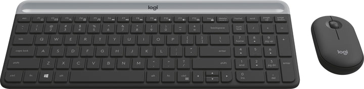 Logitech - MK470 Full-size Wireless Scissor Keyboard and Mouse Bundle with Plug and Play - Black/Gray_1