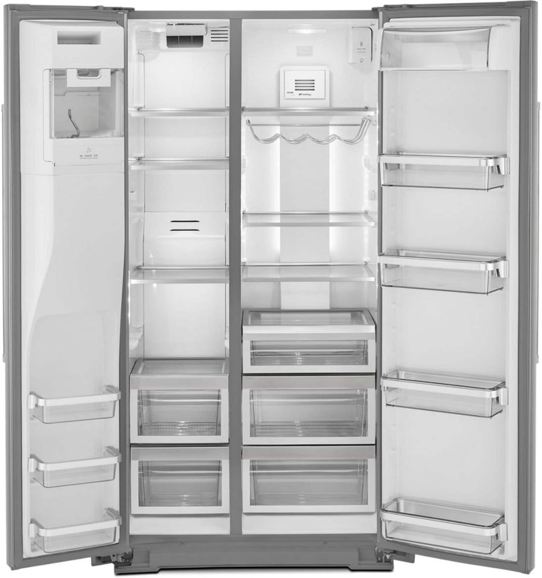 KitchenAid - 22.6 Cu. Ft. Side-by-Side Counter-Depth Refrigerator - Stainless steel_8