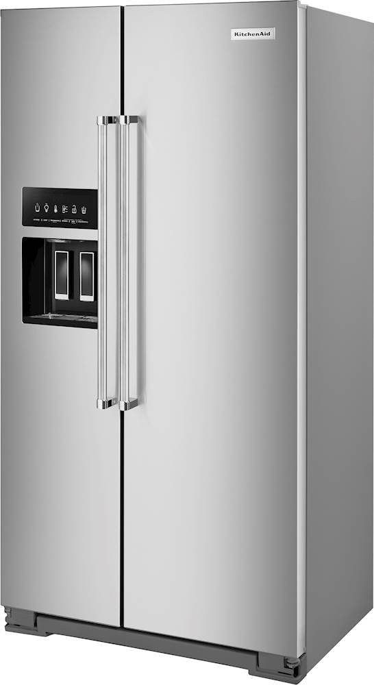 KitchenAid - 22.6 Cu. Ft. Side-by-Side Counter-Depth Refrigerator - Stainless steel_7