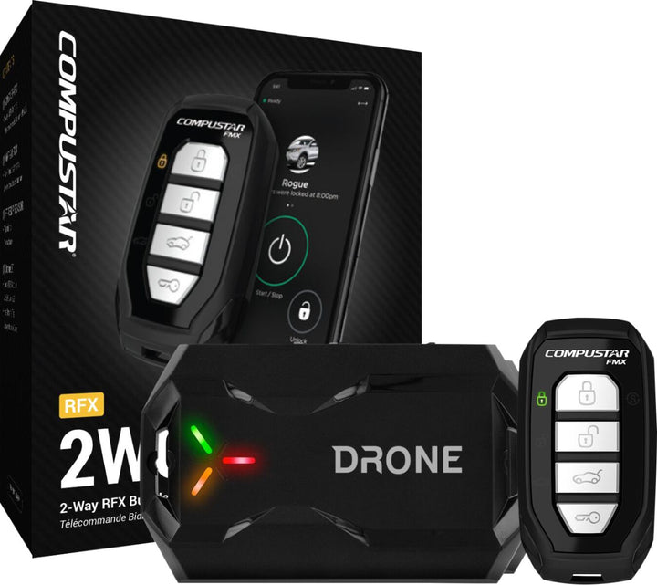 Compustar - 2-Way Upgrade Kit for Remote Start System with LTE Module - Black_0
