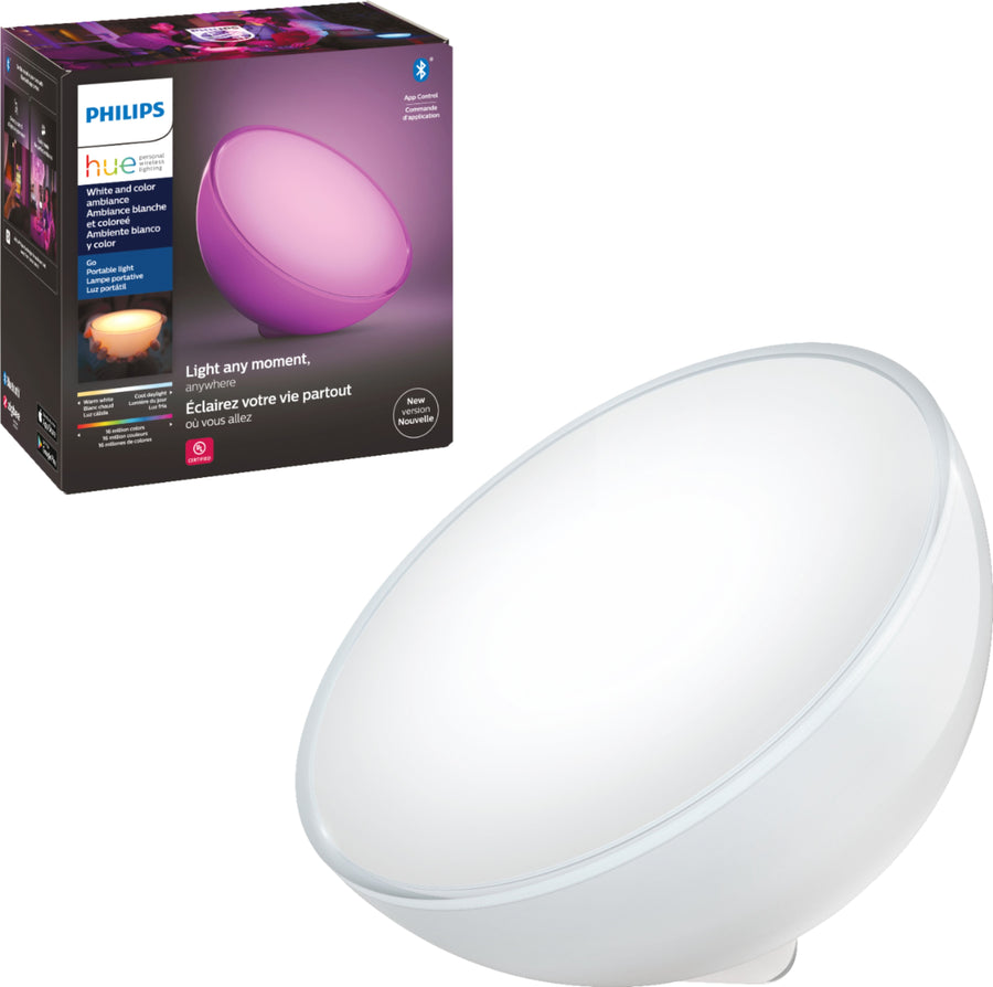 Philips - Hue White & Color Ambiance Go Table Lamp - White_0