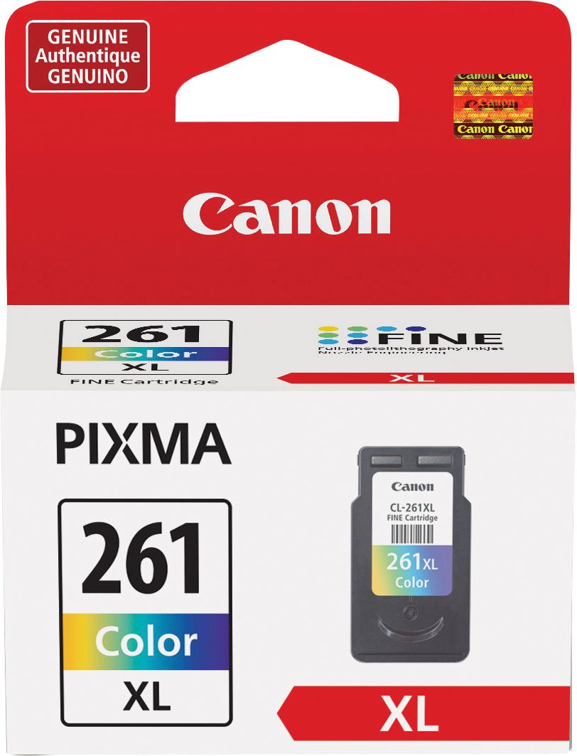 Canon - 261XL High-Yield - Color (Cyan, Magenta, Yellow) Ink Cartridge - Cyan/Magenta/Yellow_0