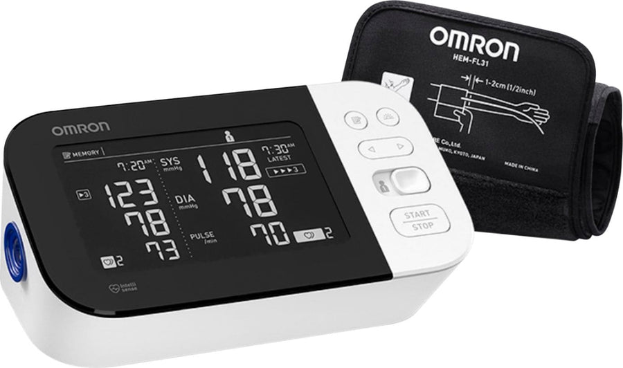 Omron - 10 Series - Wireless Upper Arm Blood Pressure Monitor - Black/White_0