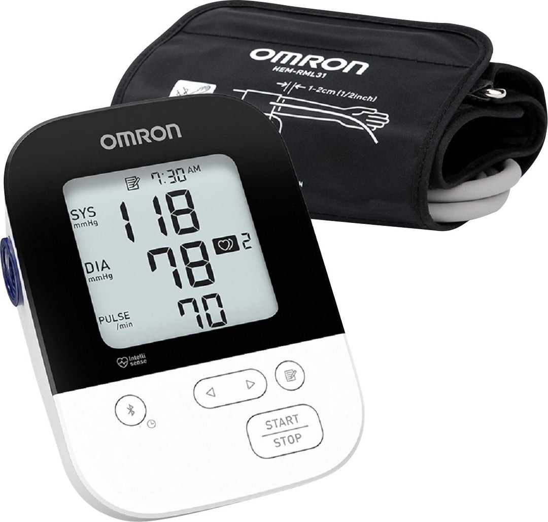 Omron - 5 Series - Wireless Upper Arm Blood Pressure Monitor - White/Black_0