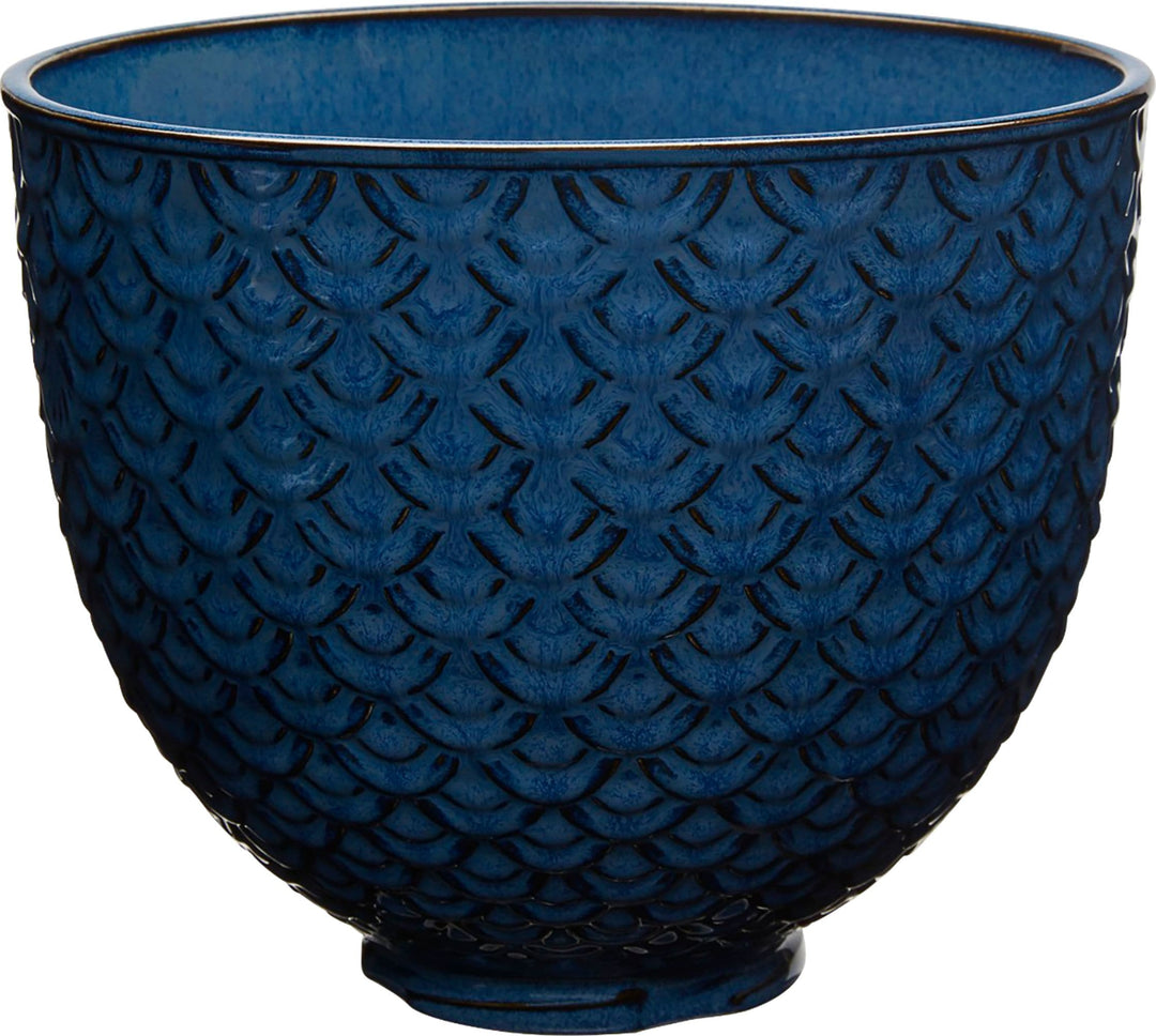 KitchenAid - 5 Quart Ceramic Bowl - Blue Mermaid Lace_0