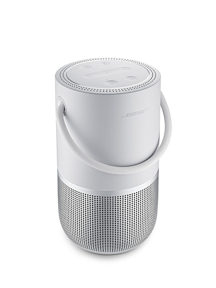 Bose - Portable Smart Speaker with built-in WiFi, Bluetooth, Google Assistant and Alexa Voice Control - Luxe Silver_1