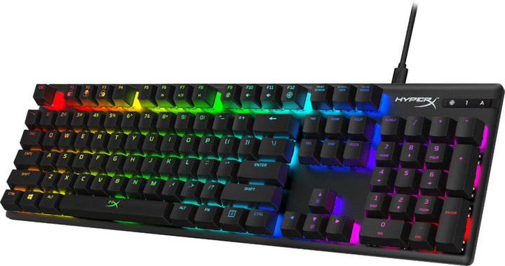 HyperX - Alloy Origins Full-Size Wired Mechanical Red Switch Gaming Keyboard with RGB Back Lighting - Black_2