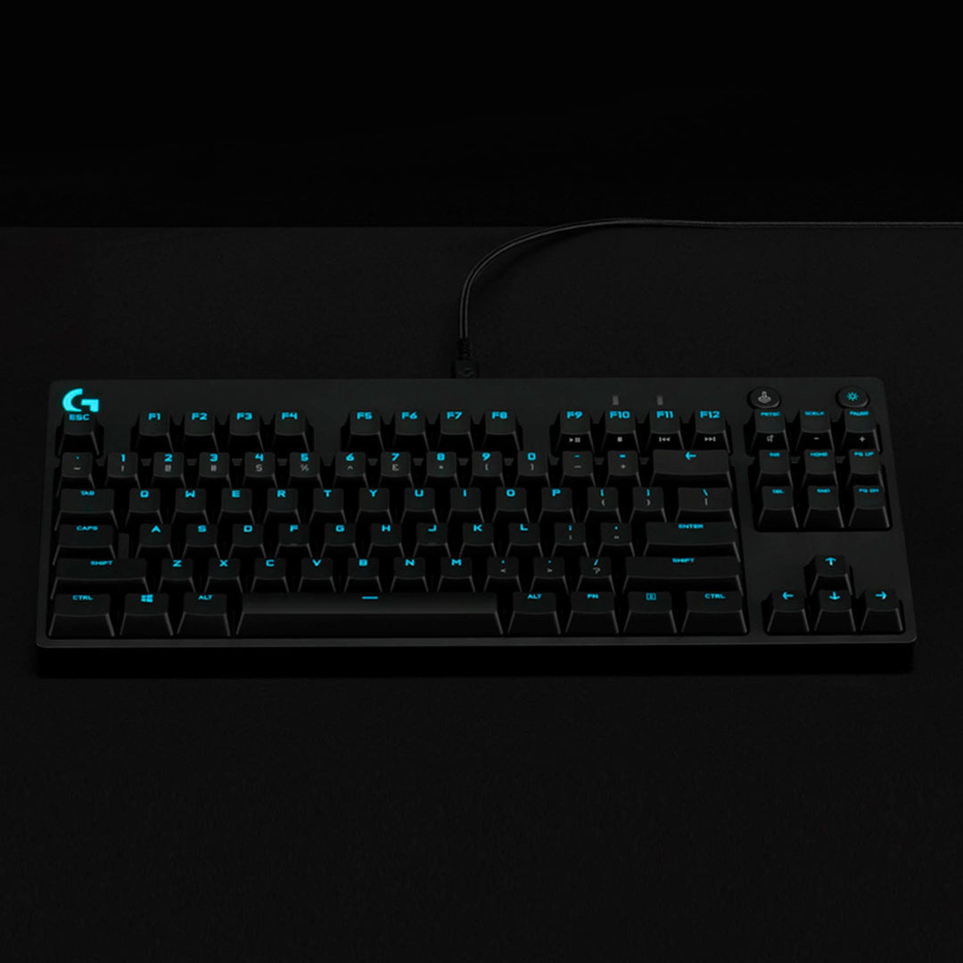 Logitech - G PRO TKL Wired Mechanical GX Blue Clicky Switch Gaming Keyboard with RGB Backlighting - Black_7