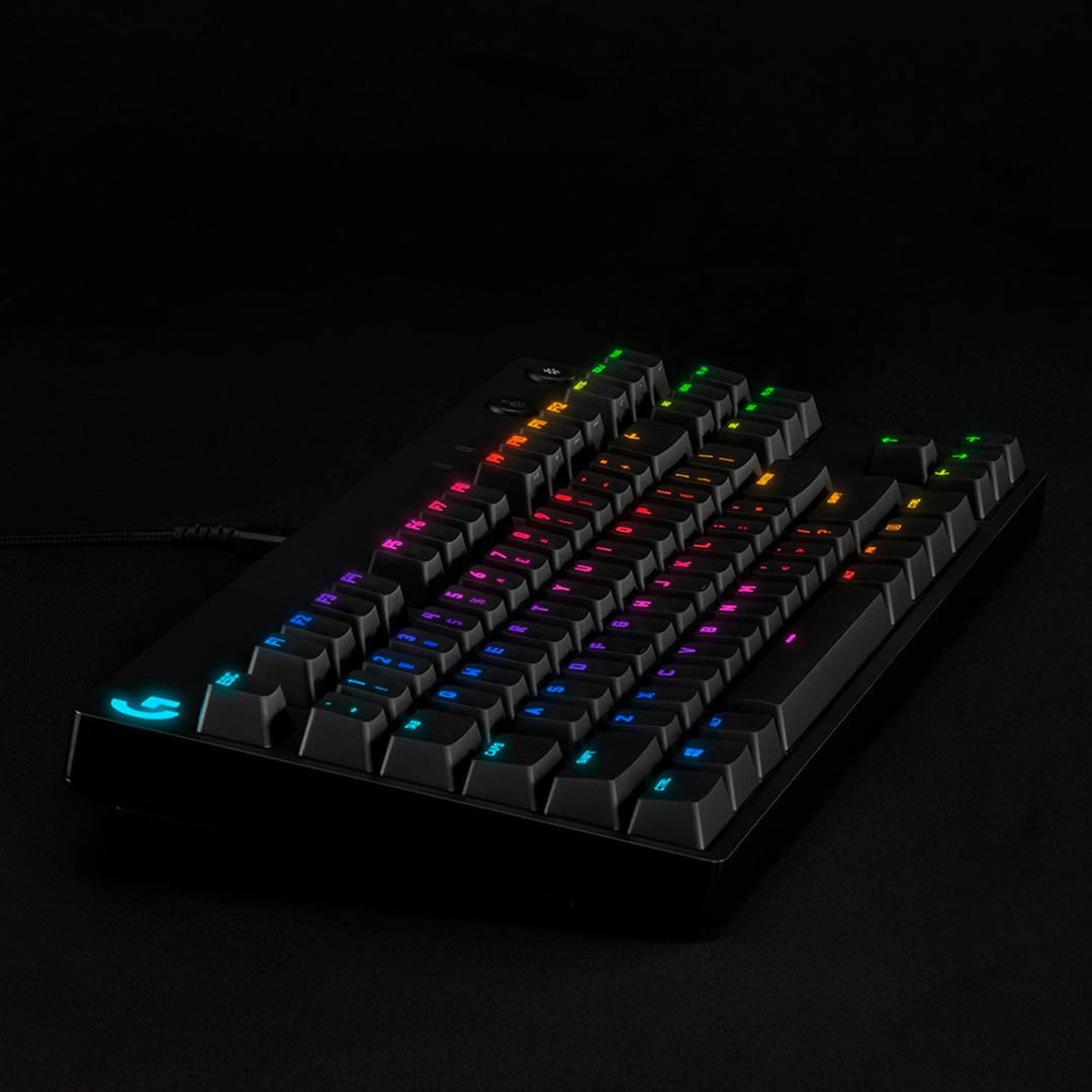 Logitech - G PRO TKL Wired Mechanical GX Blue Clicky Switch Gaming Keyboard with RGB Backlighting - Black_5