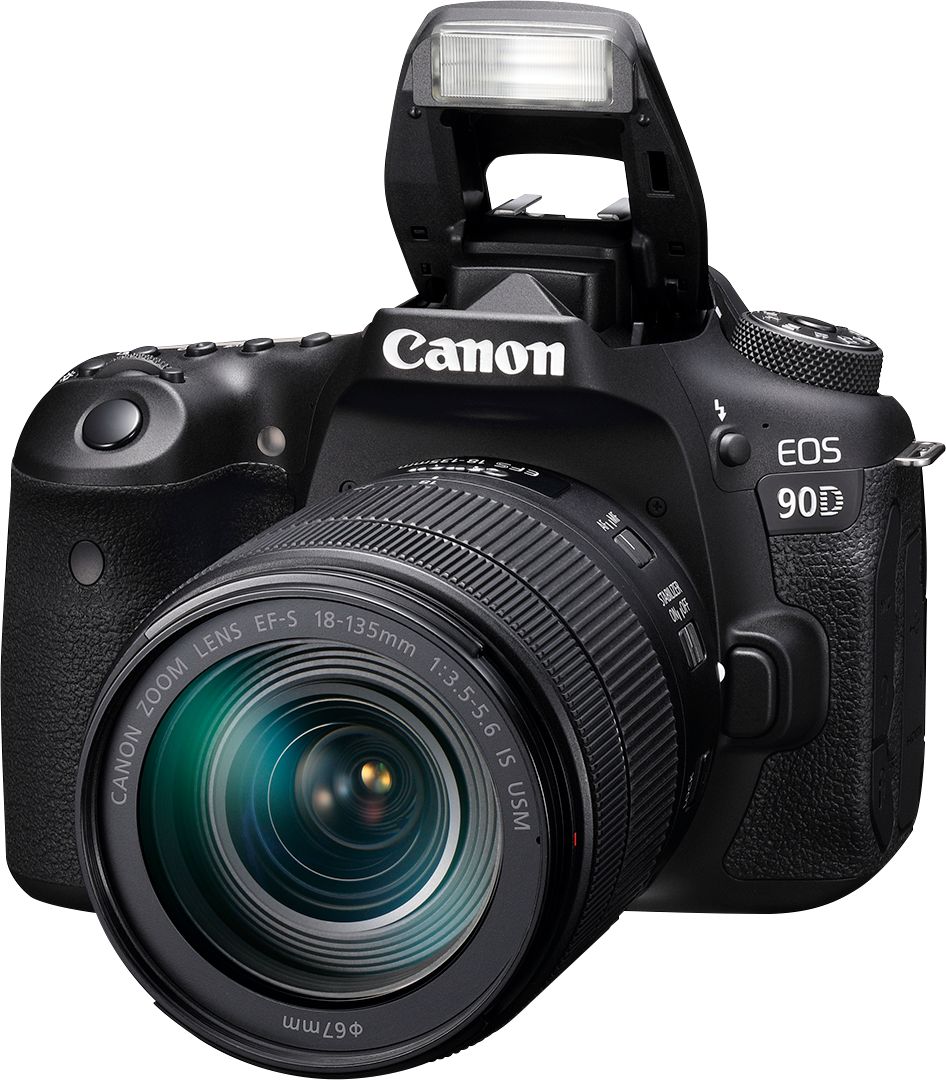 Canon - EOS 90D DSLR Camera with EF-S 18-135mm Lens - Black_1