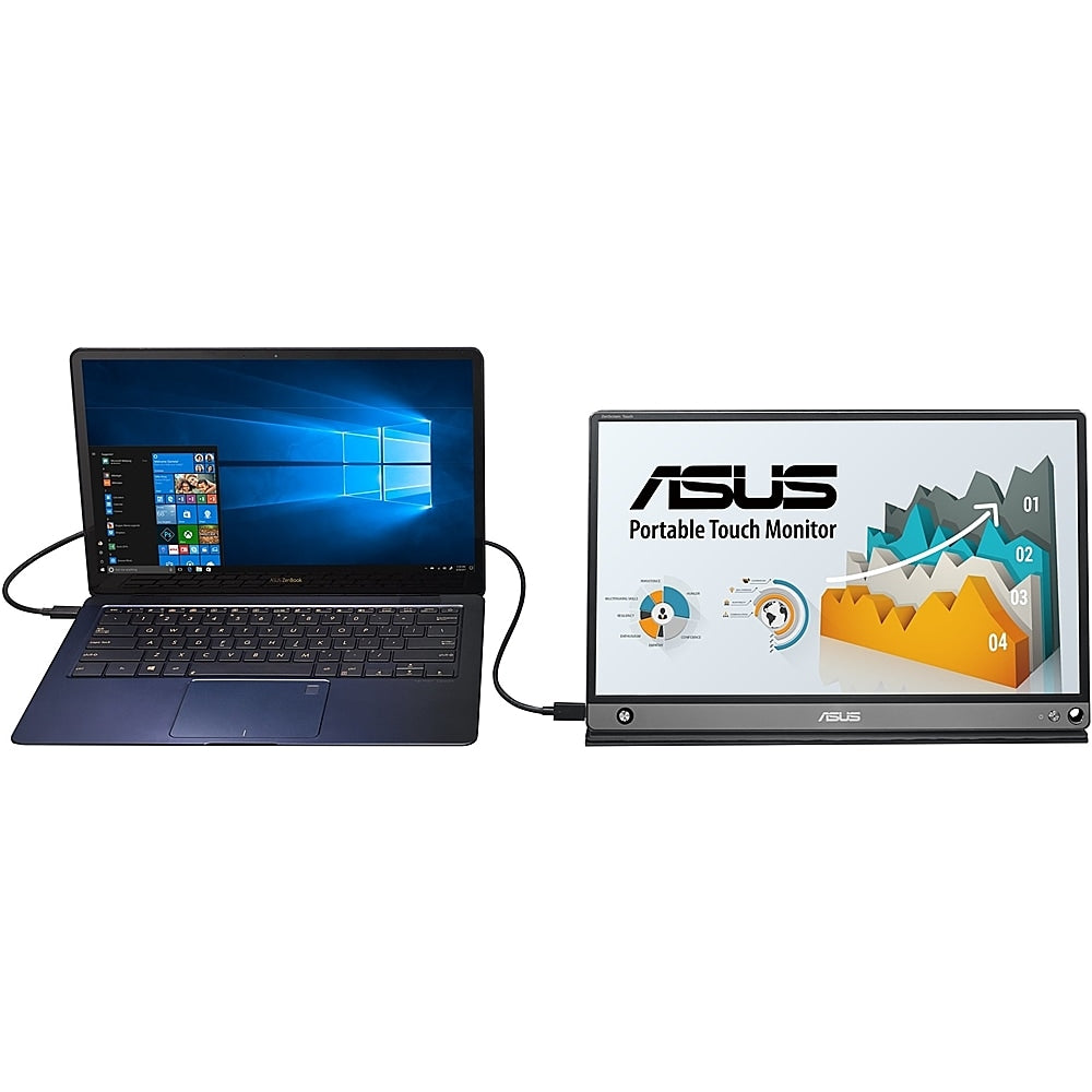 ASUS - ZenScreen Touch 15.6" IPS LCD FHD Touch-Screen Monitor (USB, Micro-HDMI) - Dark Gray_8