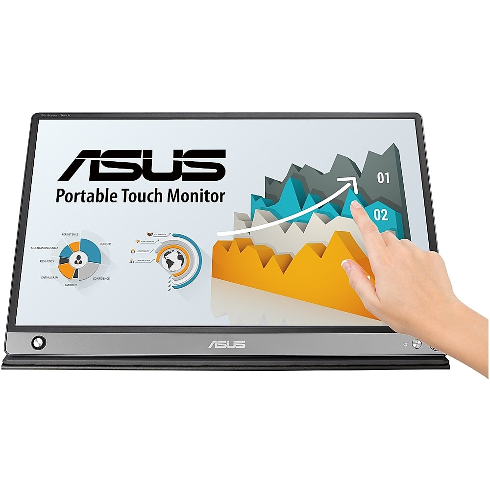 ASUS - ZenScreen Touch 15.6" IPS LCD FHD Touch-Screen Monitor (USB, Micro-HDMI) - Dark Gray_5