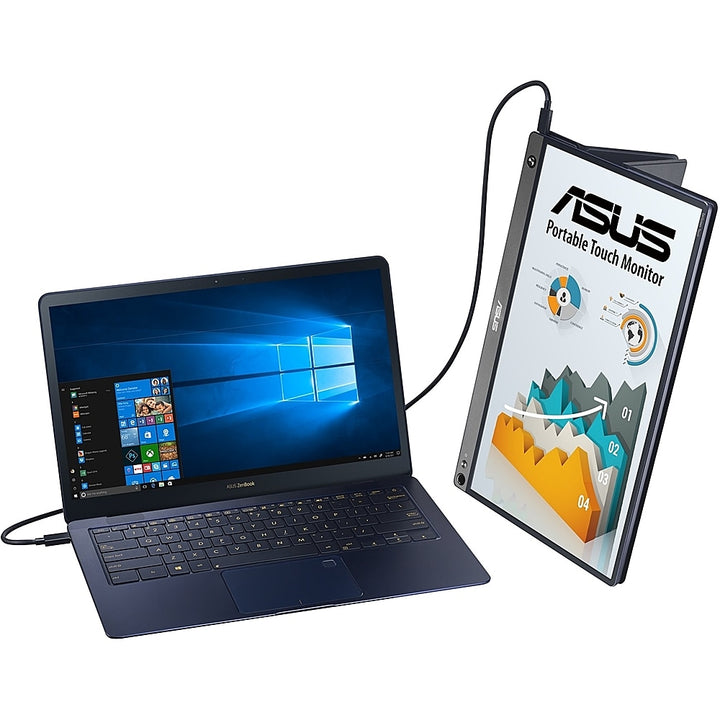 ASUS - ZenScreen Touch 15.6" IPS LCD FHD Touch-Screen Monitor (USB, Micro-HDMI) - Dark Gray_4
