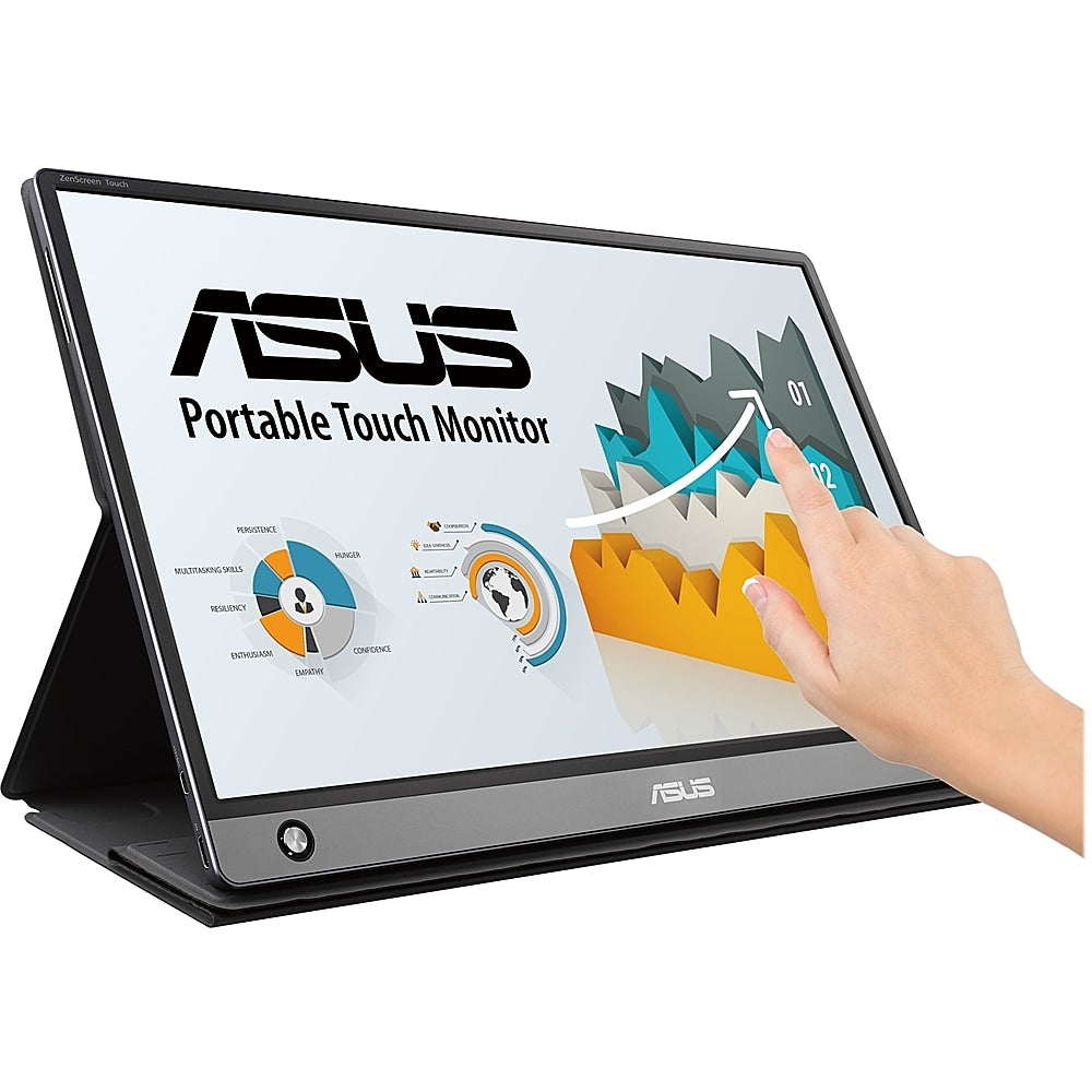ASUS - ZenScreen Touch 15.6" IPS LCD FHD Touch-Screen Monitor (USB, Micro-HDMI) - Dark Gray_3