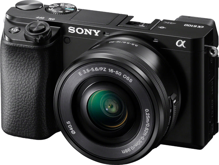 Sony - Alpha 6100 Mirrorless 4K Video Camera with E PZ 16-50mm Lens - Black_6