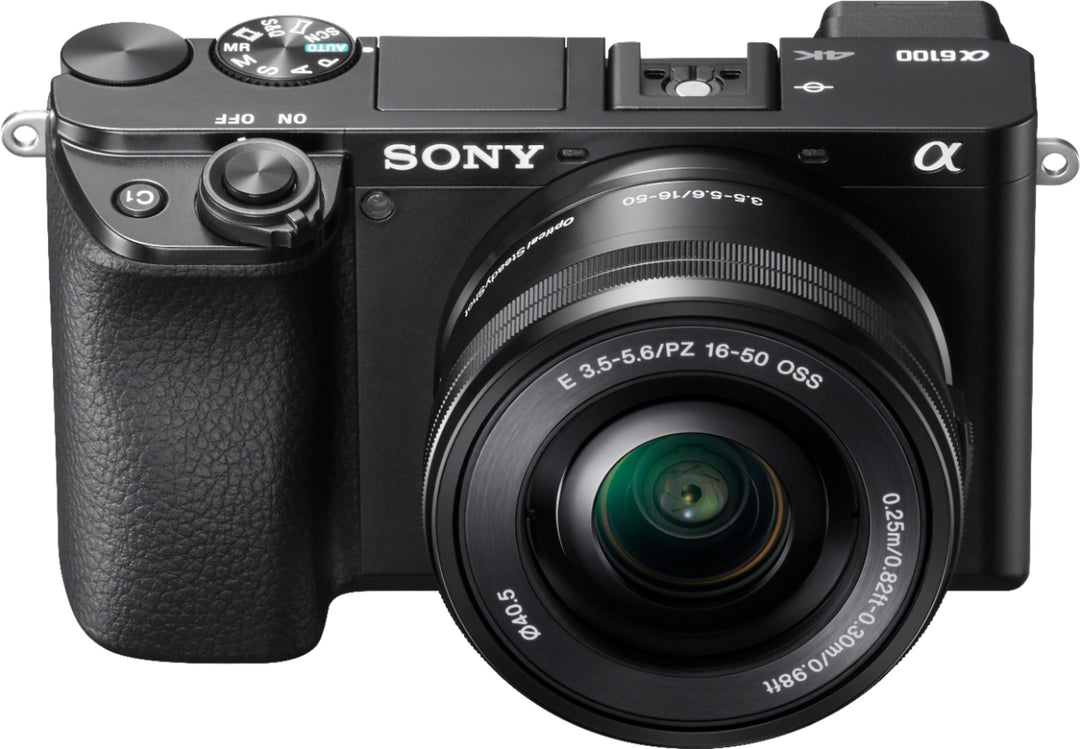 Sony - Alpha 6100 Mirrorless 4K Video Camera with E PZ 16-50mm Lens - Black_4