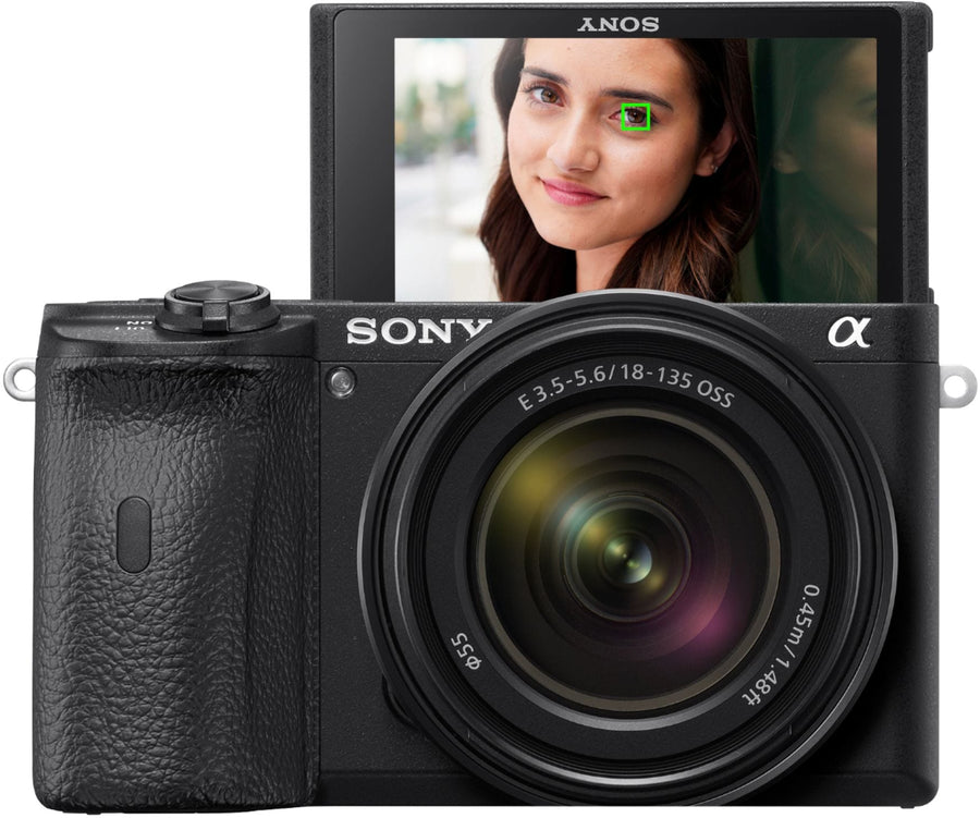Sony - Alpha 6600 Mirrorless 4K Video Camera with E 18-135mm Lens - Black_0