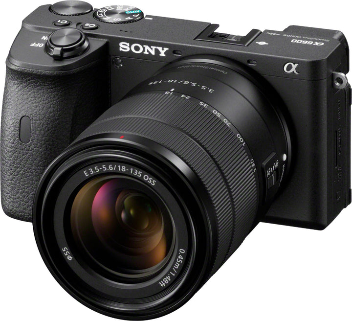 Sony - Alpha 6600 Mirrorless 4K Video Camera with E 18-135mm Lens - Black_2
