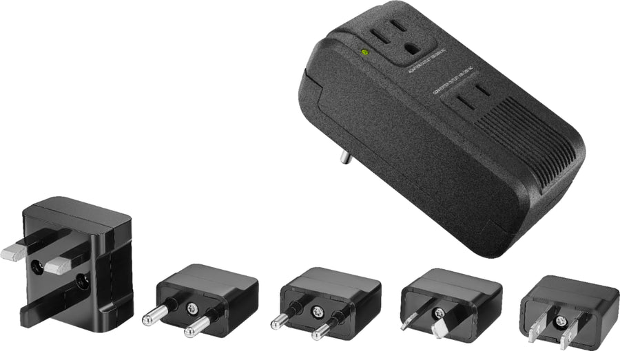 Insignia™ - Travel Adapter and Converter - Black_0