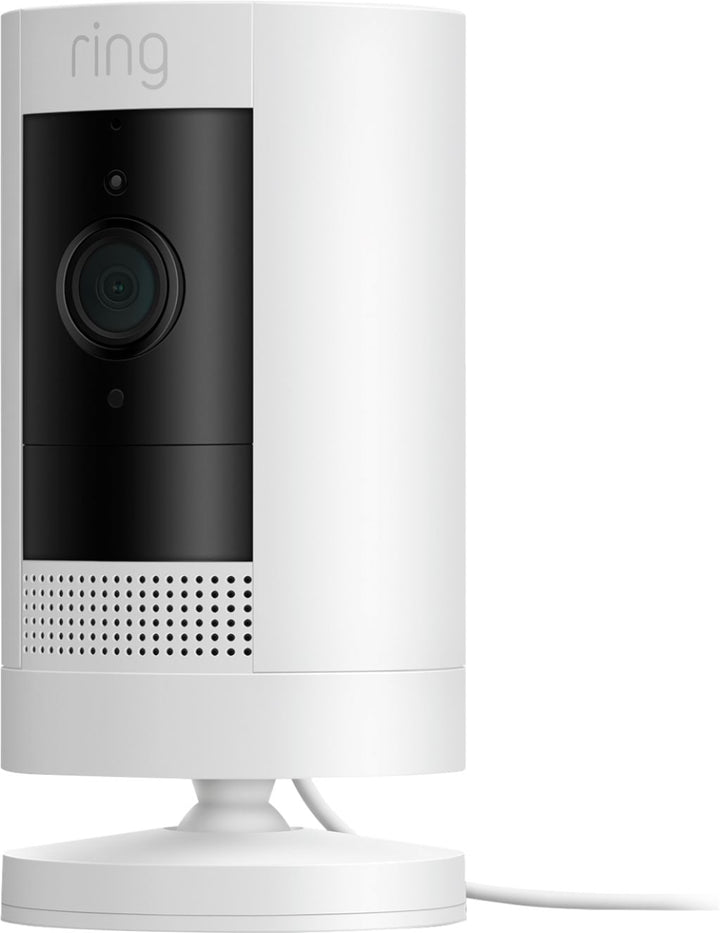 Ring - Stick Up Indoor/Outdoor Wired 1080p Security Camera - White_1