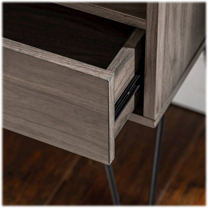 Walker Edison - Rectangular Mid-Century Modern High-Grade MDF 1-Drawer Side Table - Slate Gray_9