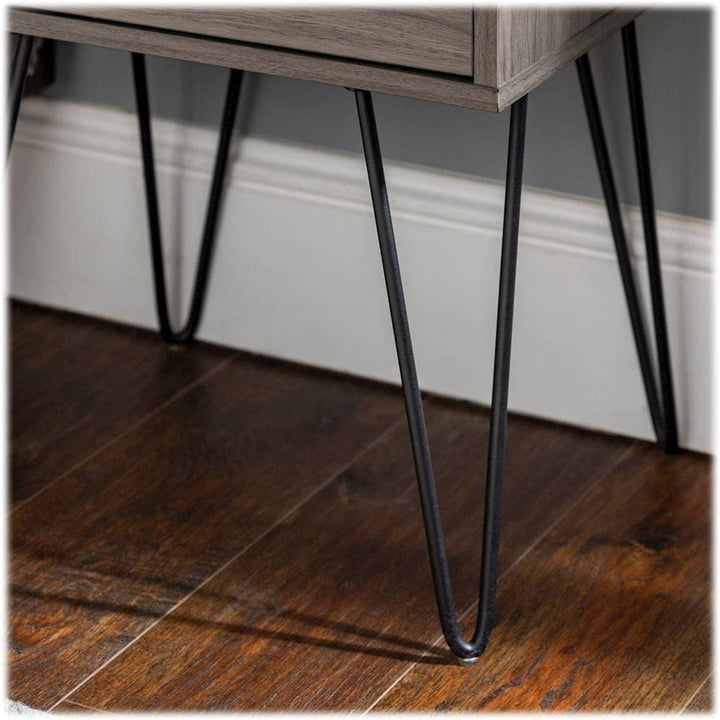 Walker Edison - Rectangular Mid-Century Modern High-Grade MDF 1-Drawer Side Table - Slate Gray_3