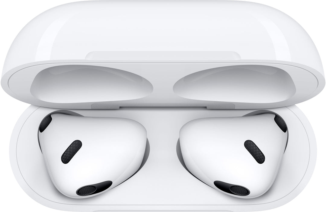 Apple - AirPods (3rd generation) with Lightning Charging Case - White_3
