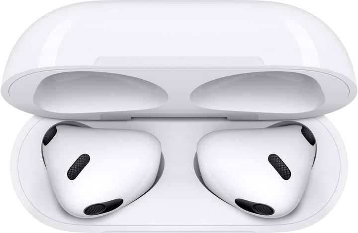 Apple - AirPods (3rd generation) with Lightning Charging Case - White_3