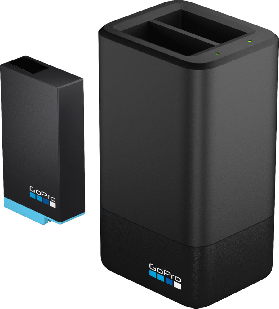 GoPro - Dual Battery Charger + Battery for MAX - Black_0