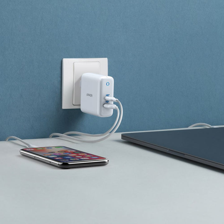 Anker - PowerPort PD 60W USB-C PD with USB-C to C Cable 6ft - White_3