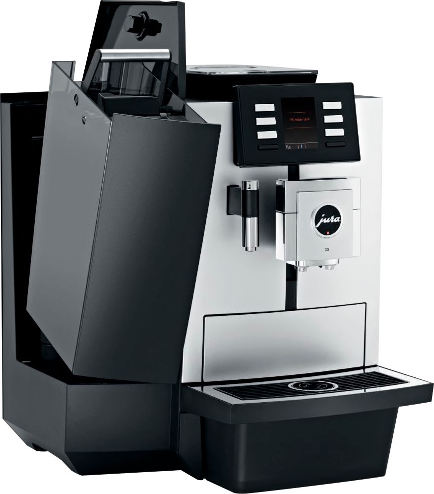 Jura - X8 Espresso Machine with 15 bars of pressure and intergrated grinder - Black and Chrome_9