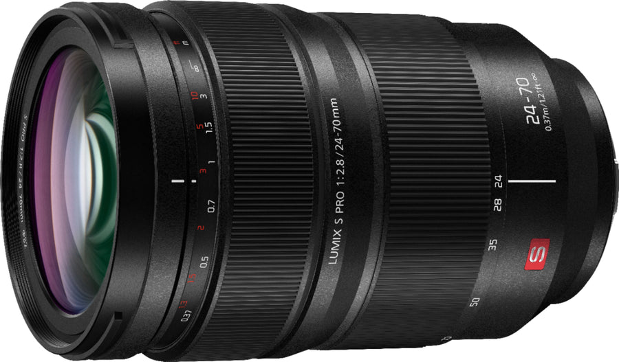 Panasonic - Lumix S PRO 24-70mm f/2.8 Zoom Lens for Lumix S1, S-E2470 - Black_0