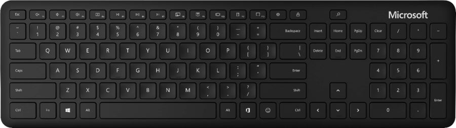 Microsoft - Full-size Bluetooth Keyboard - Black_0