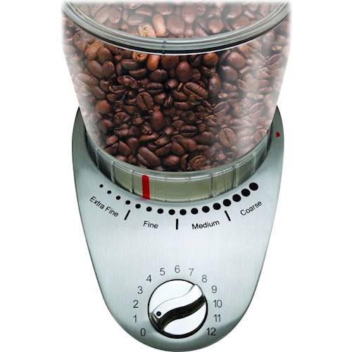 Capresso - Infinity Plus 4-Oz. Conical Burr Coffee Grinder - Stainless Steel_1