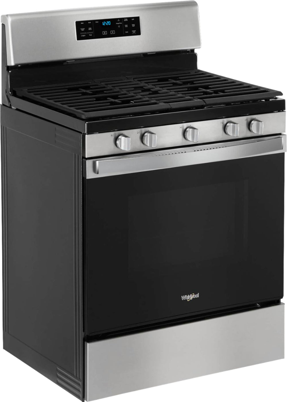 Whirlpool - 5.0 Cu. Ft. Freestanding Gas Convection Range with Self-Cleaning - Stainless steel_1