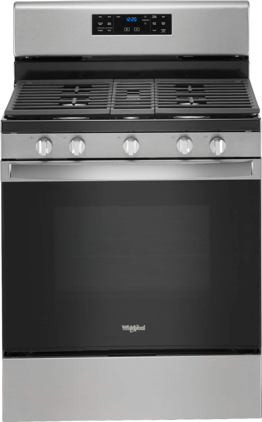 Whirlpool - 5.0 Cu. Ft. Freestanding Gas Convection Range with Self-Cleaning - Stainless steel_0