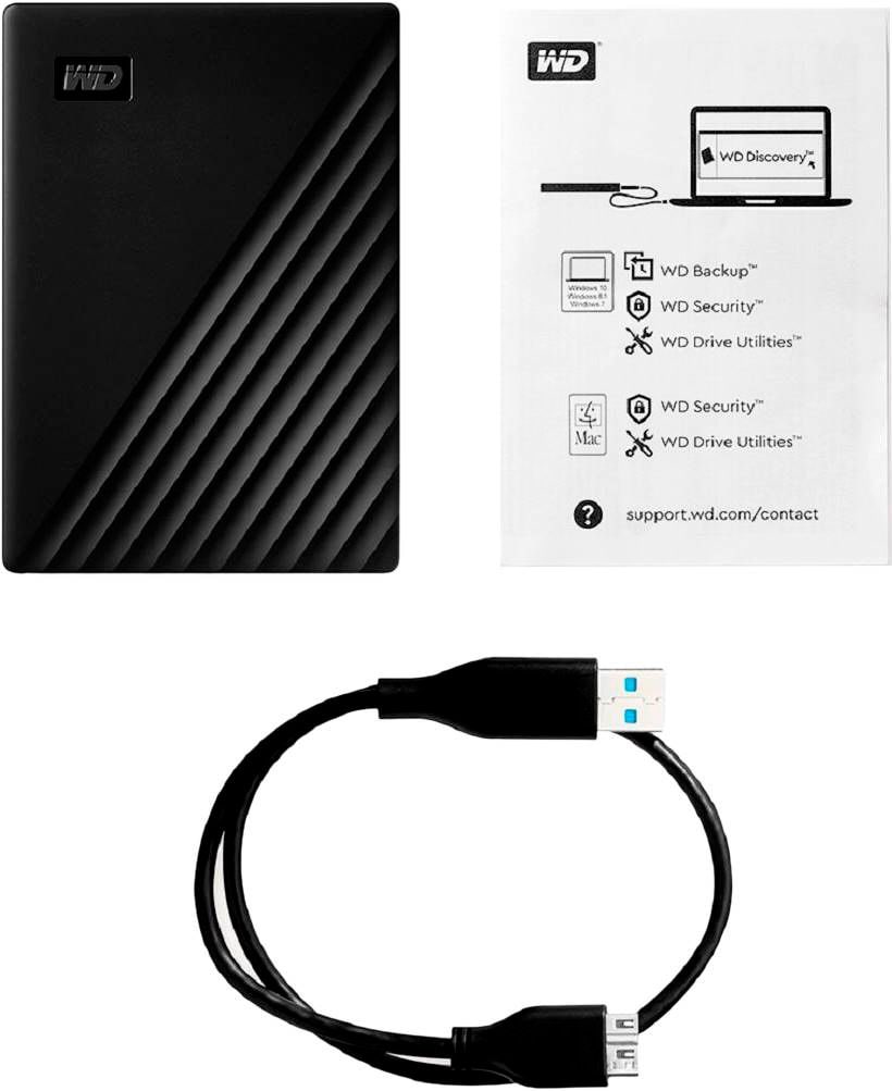 WD - My Passport 5TB External USB 3.0 Portable Hard Drive - Black_6