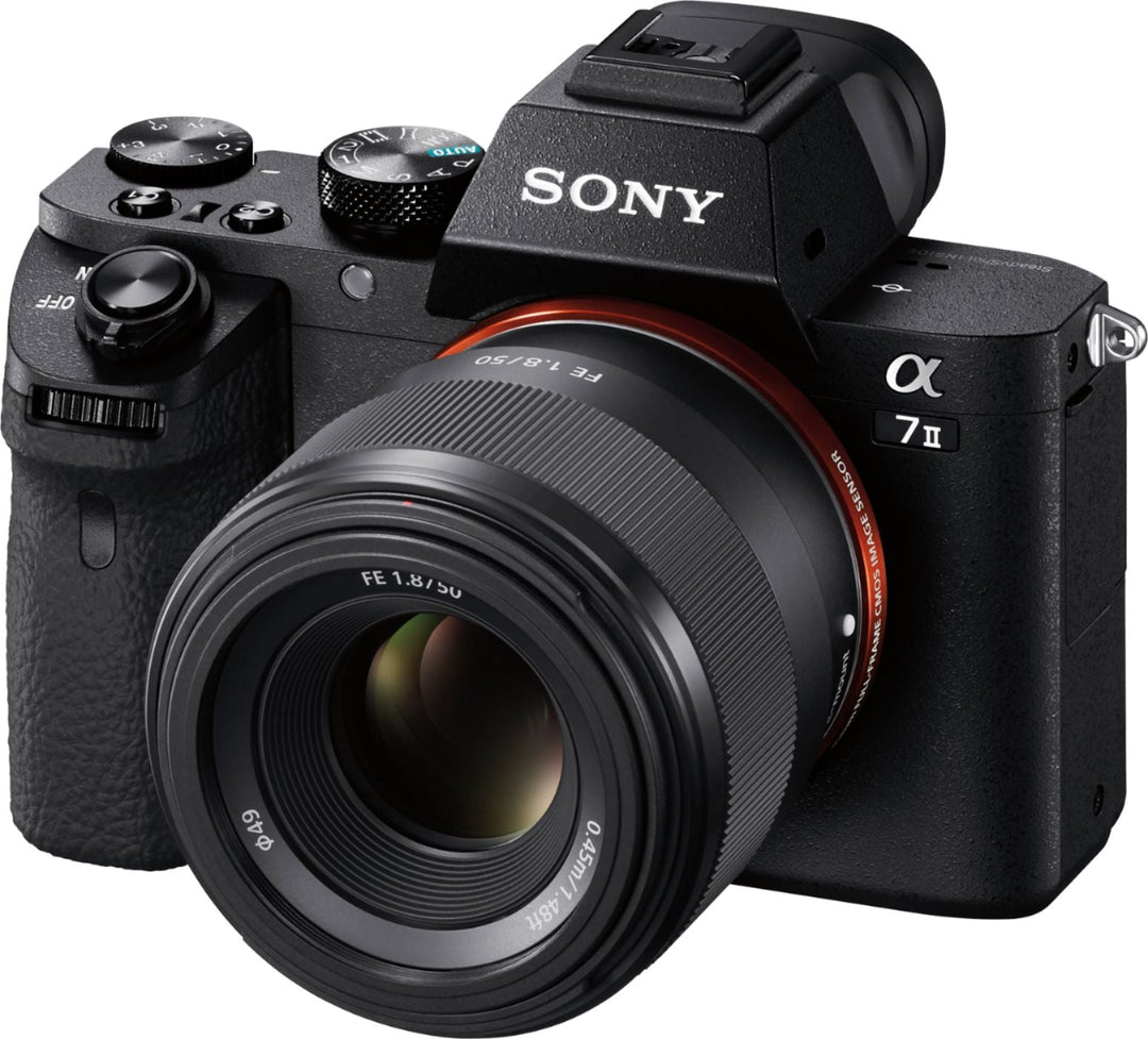 Sony - FE 50mm f/1.8 Standard Prime Lens for E-mount Cameras - Black_2